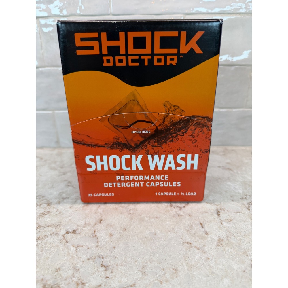 Shock Doctor Shock Wash Performance Detergent Capsules 35 Count Sport Pods